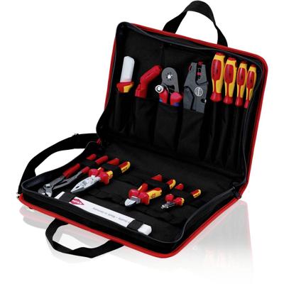 Knipex 00 21 11 Gereedschapstas (met inhoud) Electricien 14-delig (l x b x h) 410 x 296 x 61 mm