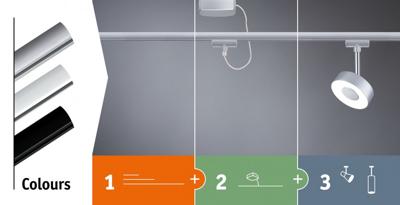 Paulmann 230V-railsysteem lamp URail E27 Wit