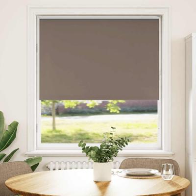 Rolgordijn verduisterend koffie 100x175 cm stofbreedte 95,7 cm