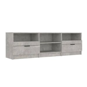 vidaXL Tv-meubel 150x33,5x45 cm bewerkt hout betongrijs