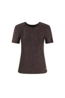 Elvira Casuals Top Vickey E5 25-017 T-shirt Korte Mouw 1001 Bronzed