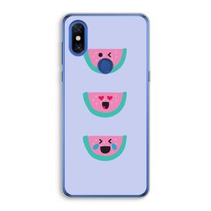 Smiley watermeloen: Xiaomi Mi Mix 3 Transparant Hoesje
