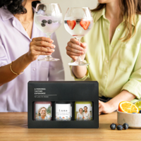 Miniatuur alcoholproeverij - Pink Gin - Limoncello - Gin - thumbnail