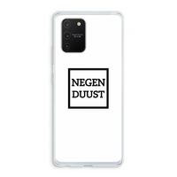 Negenduust vierkant: Samsung Galaxy S10 Lite Transparant Hoesje