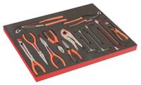 Bahco Foaminlay Fit&Go 3/3 met tangen en T-greep zeskantsleutels - met lasermarkering - 15-delig - FF1A223LM