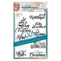 COOSA Crafts • clear stempel #17 xmas wensen