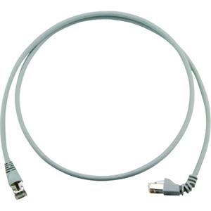 Telegärtner L00003A0157 RJ45 Netwerkkabel, patchkabel CAT 6A S/FTP 5.00 m Grijs Vlambestendig, Halogeenvrij 1 stuk(s)