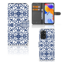 Xiaomi Redmi Note 11 Pro 5G/4G Hoesje Flower Blue - thumbnail