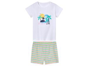 lupilu Korte kinder pyjama (Wit, 110/116)