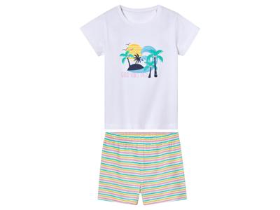 lupilu Korte kinder pyjama (Wit, 110/116)