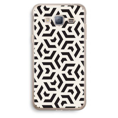 Crazy pattern: Samsung Galaxy J3 (2016) Transparant Hoesje