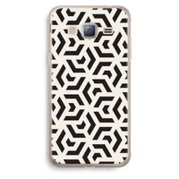Crazy pattern: Samsung Galaxy J3 (2016) Transparant Hoesje