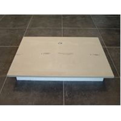 Vloerluik 495x795mm met luikring 140mm PS schuim