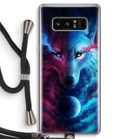 Where Light And Dark Meet: Samsung Galaxy Note 8 Transparant Hoesje met koord