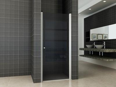 Xellanz nisdeur met profiel 900x2000 8mm NANO rookglas