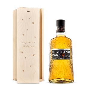 Whisky in gegraveerde kist - Highland Park 12 Years