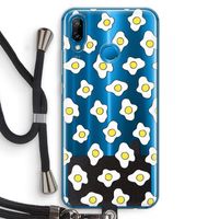 Spiegeleitjes: Huawei P20 Lite Transparant Hoesje met koord