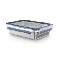 Tefal N1150510 MasterSeal Vershoudbakje 1.2L RVS/Blauw Tefal N1150510 MasterSeal Vershoudbakje 1.2L RVS/Blauw