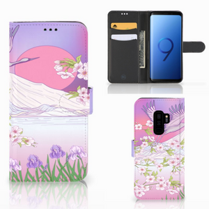 Samsung Galaxy S9 Plus Telefoonhoesje met Pasjes Bird Flying