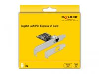 Delock 89189 PCI Express x1-kaart 1 x RJ45 Gigabit LAN RTL8111 - thumbnail