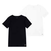 Nike Crew Ondershirt 2-Pack Jongens Zwart Wit