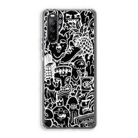 Vexx Black Mixtape: Sony Xperia 10 III Transparant Hoesje