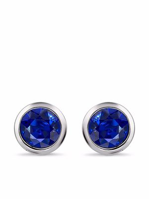 Pragnell boucles d'oreilles Sundance en or blanc 18ct ornées de saphirs - Argent