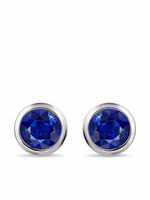 Pragnell boucles d'oreilles Sundance en or blanc 18ct ornées de saphirs - Argent