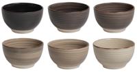 Cookinglife Soepkommen / kommen Delice Grijs ø 14 cm - 6 stuks