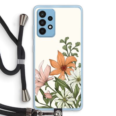 Floral bouquet: Samsung Galaxy A52 Transparant Hoesje met koord