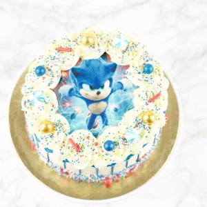 Driptaart met Sonic Logo