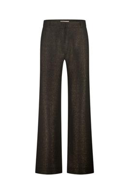 Lexie sparkle waffle trousers - black/gold - 13338