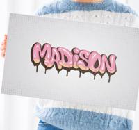 Canvas schilderij jongeren Aanpasbare graffiti voor jongeren