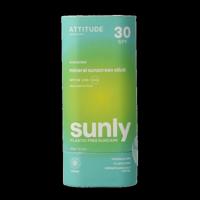 Attitude Sunly zonnebrandstick SPF30 parfumvrij 60 Gram