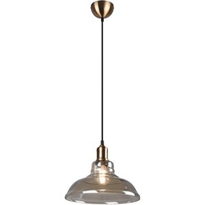 LED Hanglamp - Trion Aldin - E27 Fitting - Rond - Oud Brons - Aluminium