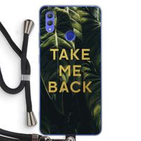 Take me back: Honor Note 10 Transparant Hoesje met koord