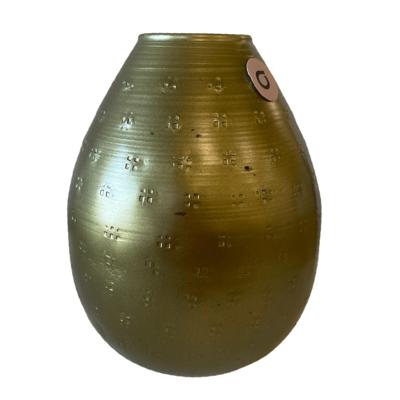 Bloemenvaas Emperor Ovaal - goud - metaal - D10 x H15 cm - Stelen en boeketten Bloemenvaas Emperor Ovaal - goud - metaal - D10 x H15 cm - Stelen en boeketten