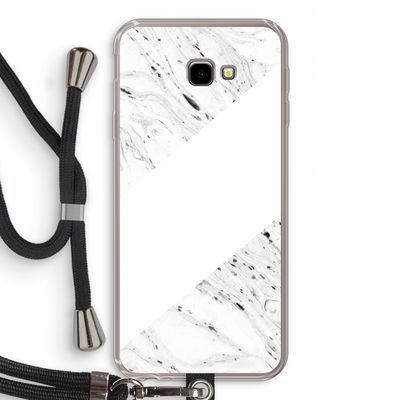 Biggest stripe: Samsung Galaxy J4 Plus Transparant Hoesje met koord