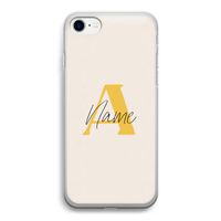 Amber Script: iPhone SE 2020 Transparant Hoesje
