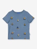 T-shirt voor meisjes met UV-bescherming ILTA SUN FINKID blauw