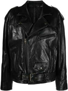 Petar Petrov veste Bad Boys en cuir - Noir