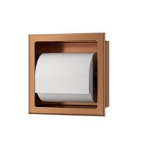Toiletrolhouder Xellanz Rocko | Geborsteld brons koper