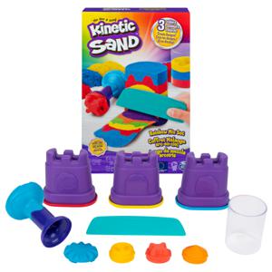 Kinetic Sand - Regenboog pakket met speelzand in drie kleuren