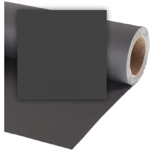 Colorama 568 1,35x11m zwart OUTLET