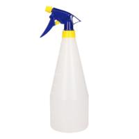 Pro Garden Plantenspuit - water versproeiers - kunststof - blauw/geel - inhoud 1 liter