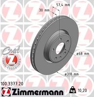 Remschijf Coat Z 100337720