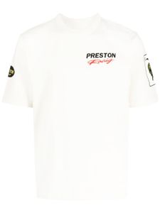 Heron Preston t-shirt en coton biologique à logo imprimé - Tons neutres