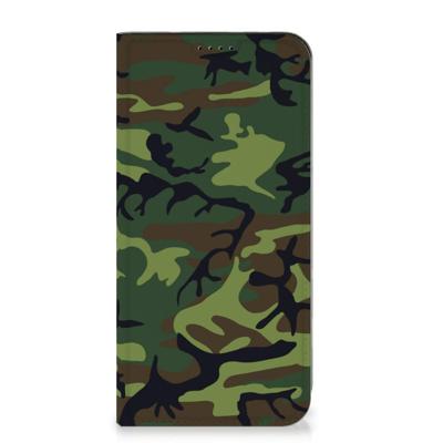 Samsung Galaxy A55 | Hoesje met Magneet | Army Dark Samsung Galaxy A55 | Hoesje met Magneet | Army Dark