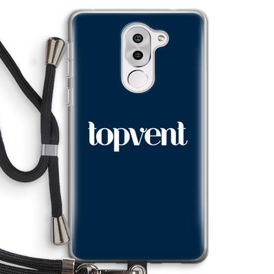 Topvent Navy: Honor 6X Transparant Hoesje met koord
