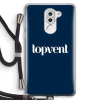 Topvent Navy: Honor 6X Transparant Hoesje met koord